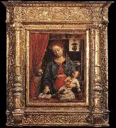 FOPPA, Vincenzo Madonna and Child with an Angel deu Sweden oil painting reproduction